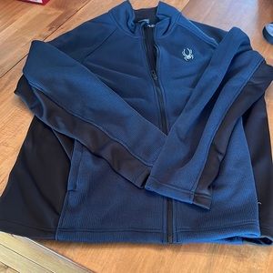 Mens Spyder Zip Up